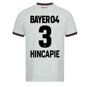 Bayer Leverkusen Piero Hincapie #3 Replika Udebanetrøje 2023-24 Kortærmet